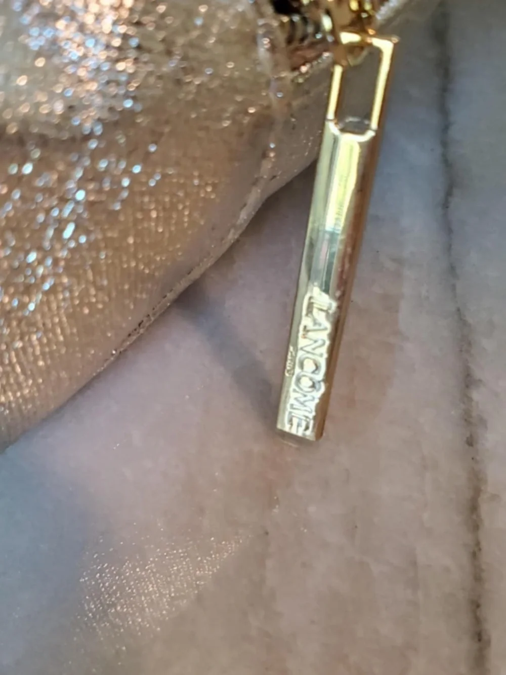 Lancome Shimmer Cosmetic Bag